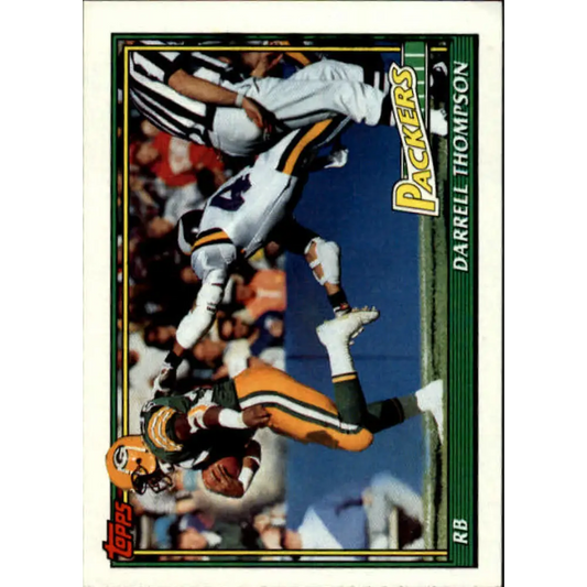 1991 Topps #446 Darrell Thompson NM-MT Green Bay Packers Football Card  Image 1