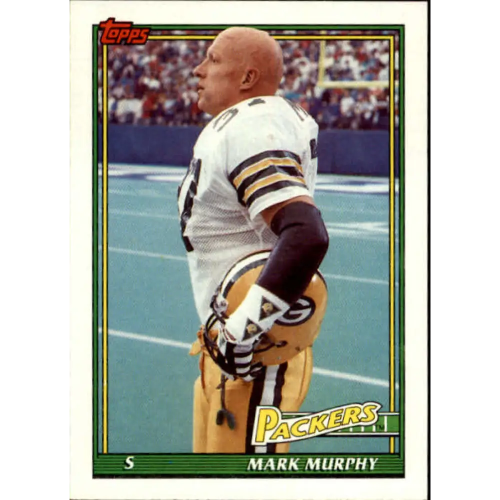 1991 Topps #448 Mark Murphy NM-MT Green Bay Packers Football Card  Image 1