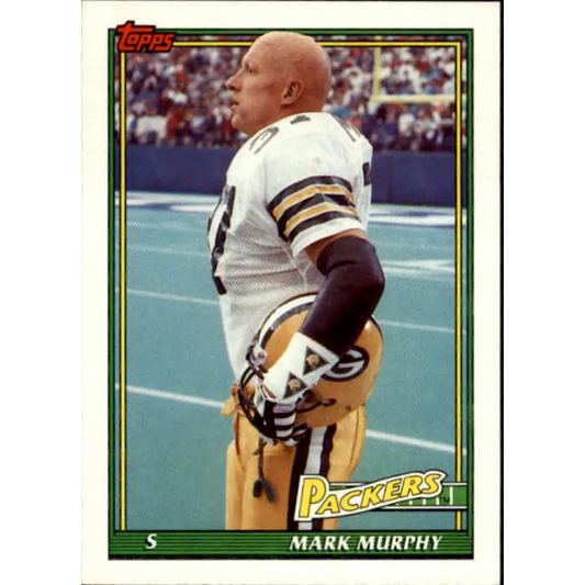 1991 Topps #448 Mark Murphy NM-MT Green Bay Packers Football Card  Image 1