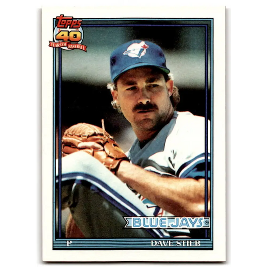 1991 Topps #460 Dave Stieb NM-MT Toronto Blue Jays Baseball Card  Image 1