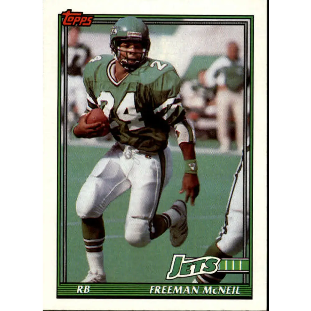 1991 Topps #461 Freeman McNeil NM-MT New York Jets Football Card  Image 1