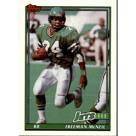 1991 Topps #461 Freeman McNeil NM-MT New York Jets Football Card  Image 1