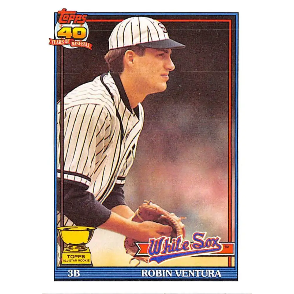1991 Topps #461 Robin Ventura NM-MT Chicago White Sox Baseball Card  Image 1