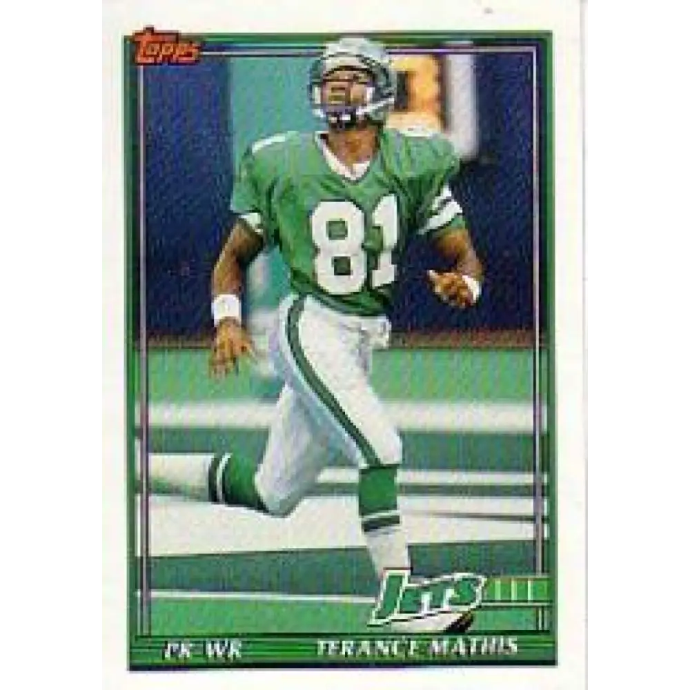 1991 Topps #462 Terance Mathis NM-MT New York Jets Football Card  Image 1