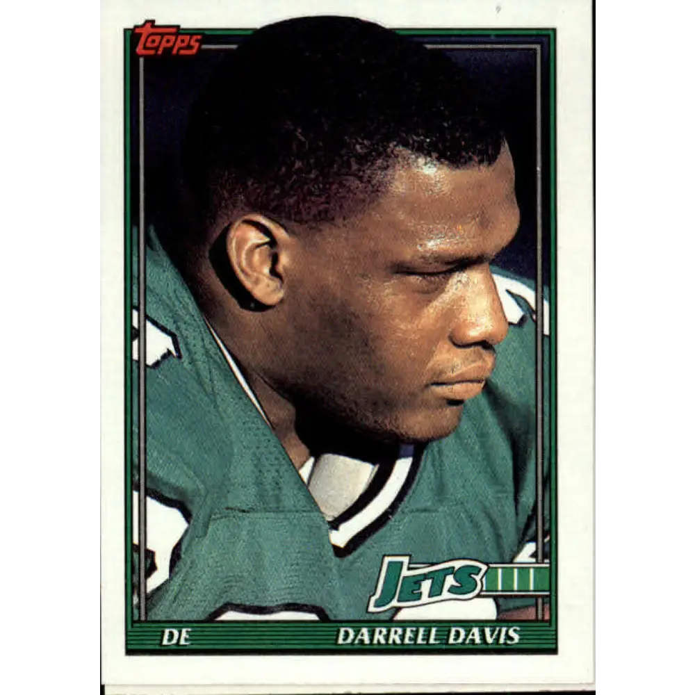 1991 Topps #465 Chris Burkett NM-MT New York Jets Football Card  Image 1