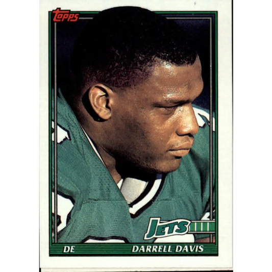 1991 Topps #465 Chris Burkett NM-MT New York Jets Football Card  Image 1