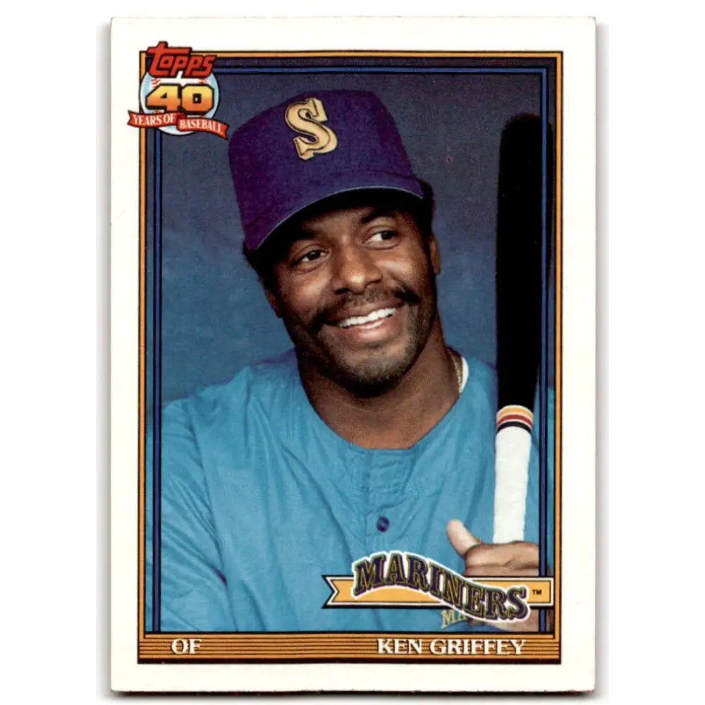 1991 Topps #465 Ken Griffey Sr. NM-MT Seattle Mariners Baseball Card  Image 1