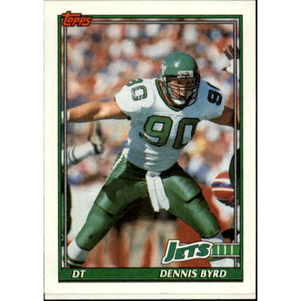 1991 Topps #473 Jim Sweeney NM-MT New York Jets Football Card  Image 1