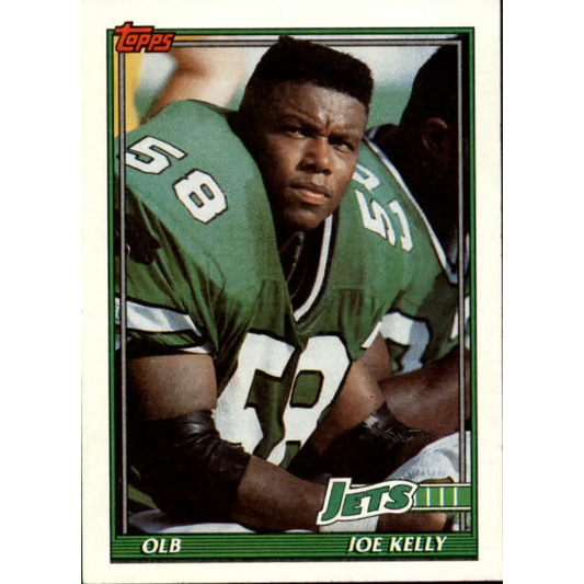 1991 Topps #475 Joe Kelly NM-MT New York Jets Football Card  Image 1