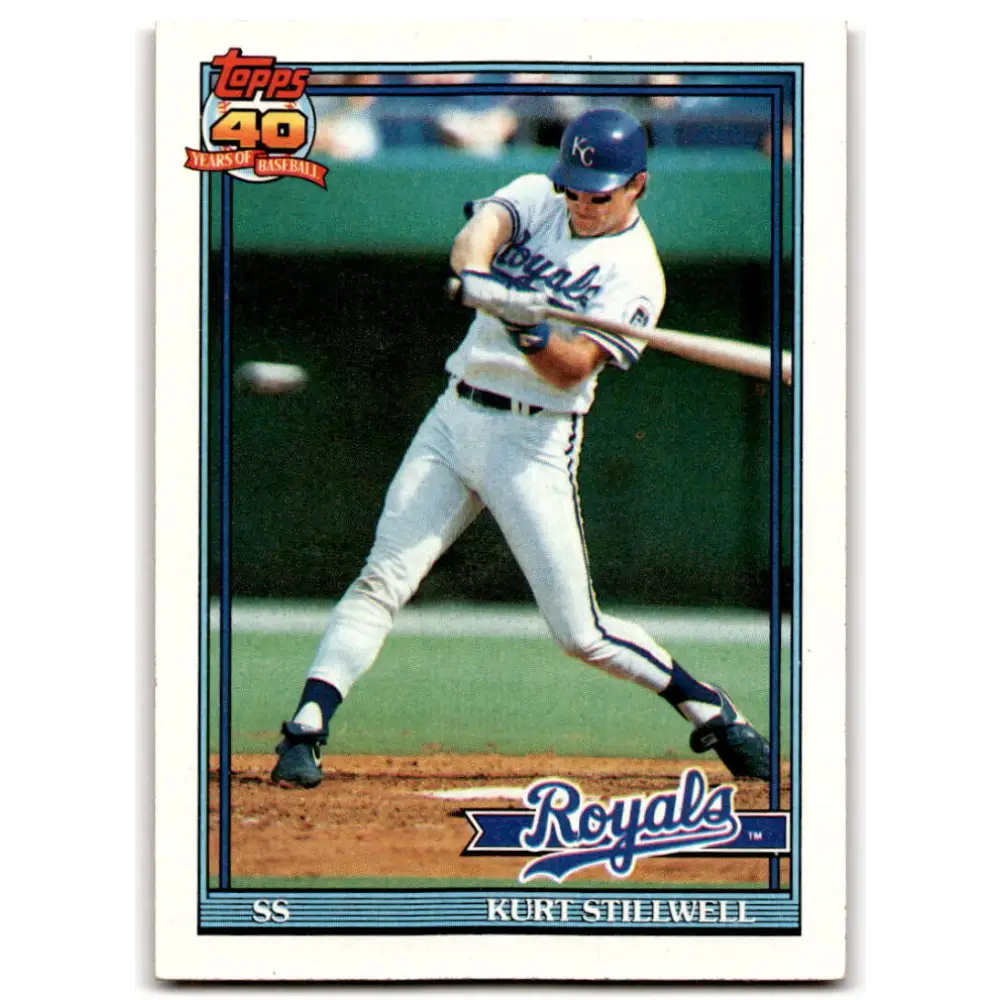 1991 Topps #478 Kurt Stillwell NM-MT Kansas City Royals Baseball Card  Image 1