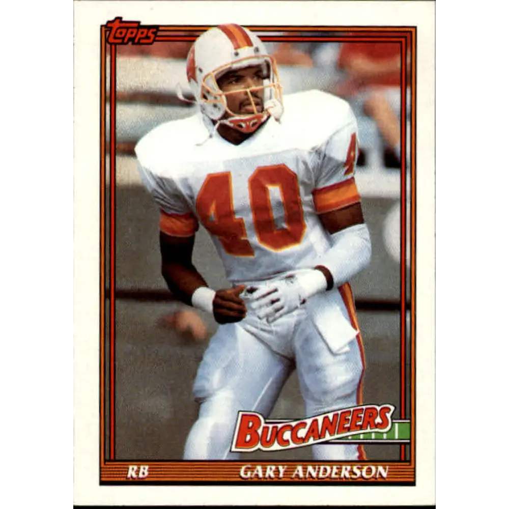 1991 Topps #482 Gary Anderson NM-MT Tampa Bay Buccaneers Football Card  Image 1