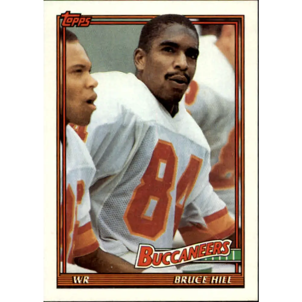 1991 Topps #485 Bruce Hill NM-MT Tampa Bay Buccaneers Football Card  Image 1