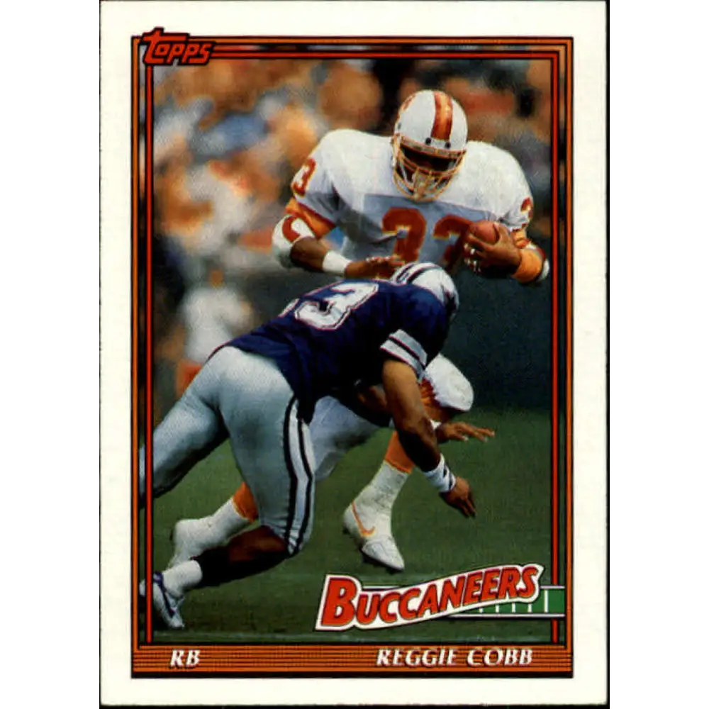 1991 Topps #489 Reggie Cobb NM-MT Tampa Bay Buccaneers Football Card  Image 1