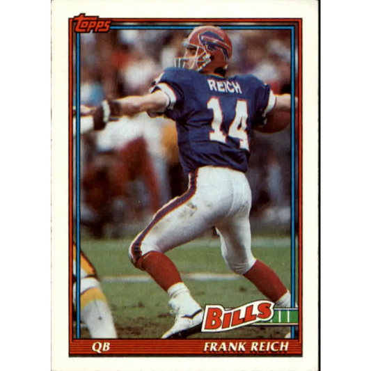 1991 Topps #49 Frank Reich NM-MT Buffalo Bills Football Card  Image 1