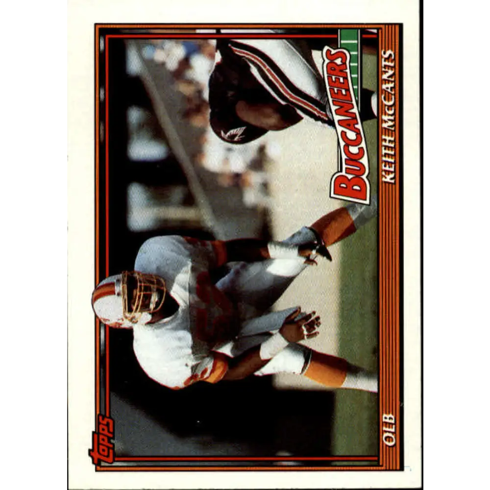 1991 Topps #493 Keith McCants NM-MT Tampa Bay Buccaneers Football Card  Image 1