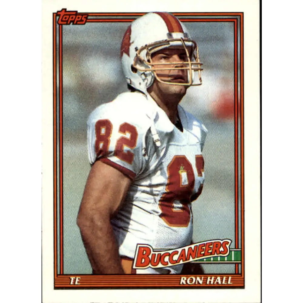1991 Topps #494 Ron Hall NM-MT Tampa Bay Buccaneers Football Card  Image 1