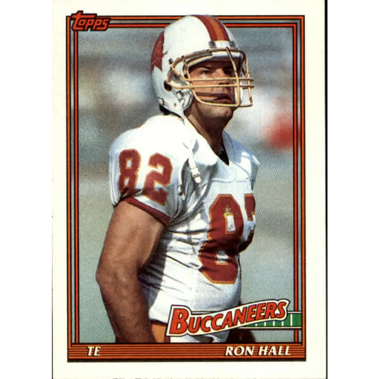 1991 Topps #494 Ron Hall NM-MT Tampa Bay Buccaneers Football Card  Image 1