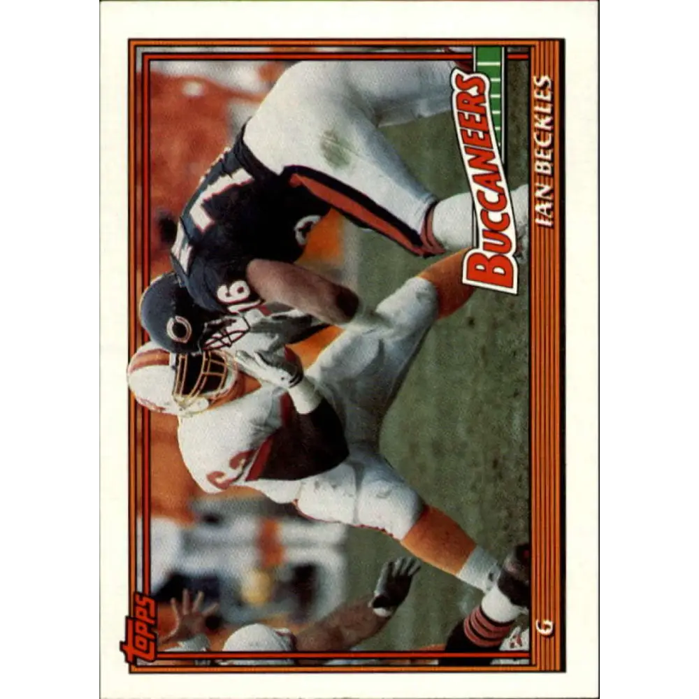 1991 Topps #495 Ian Beckles NM-MT Tampa Bay Buccaneers Football Card  Image 1