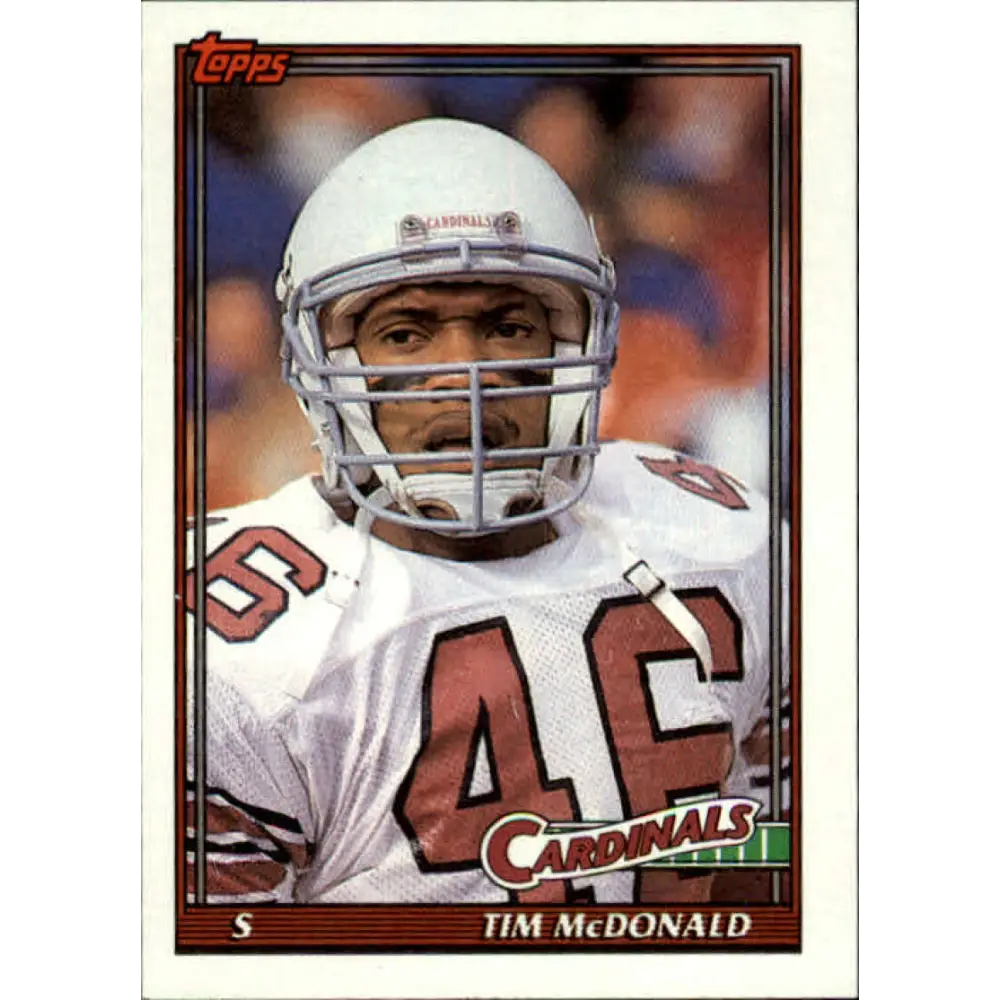 1991 Topps #505 Tim McDonald NM-MT Phoenix Cardinals Football Card  Image 1