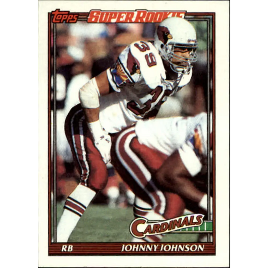 1991 Topps #508 Johnny Johnson NM-MT RC Rookie Phoenix Cardinals Football Card  Image 1