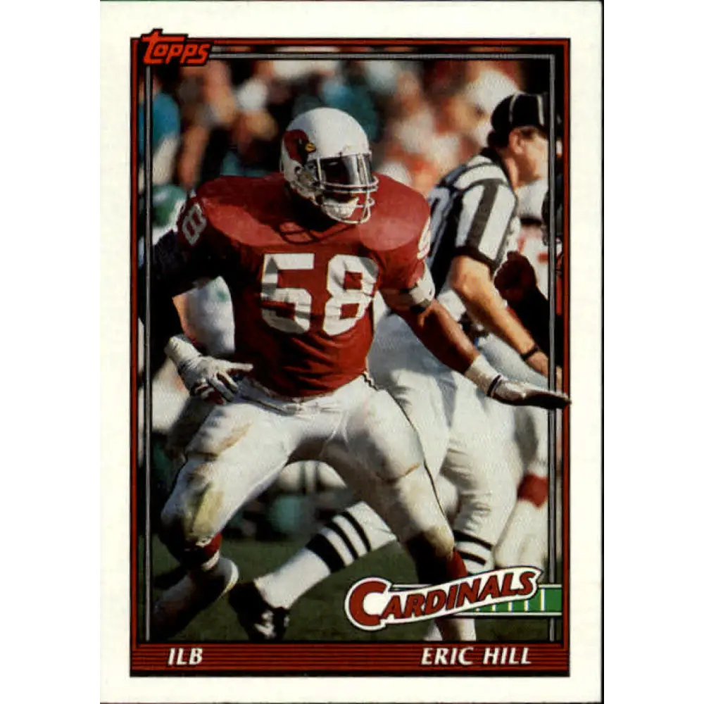 1991 Topps #509 Eric Hill NM-MT Phoenix Cardinals Football Card  Image 1