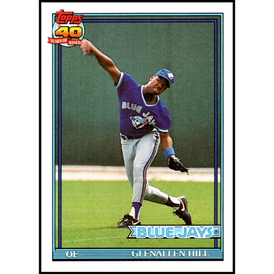 1991 Topps #509 Glenallen Hill NM-MT Toronto Blue Jays Baseball Card  Image 1