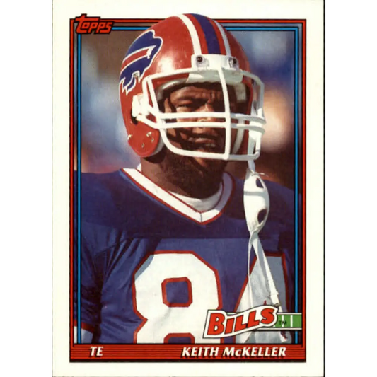 1991 Topps #51 Keith McKeller NM-MT Buffalo Bills Football Card  Image 1