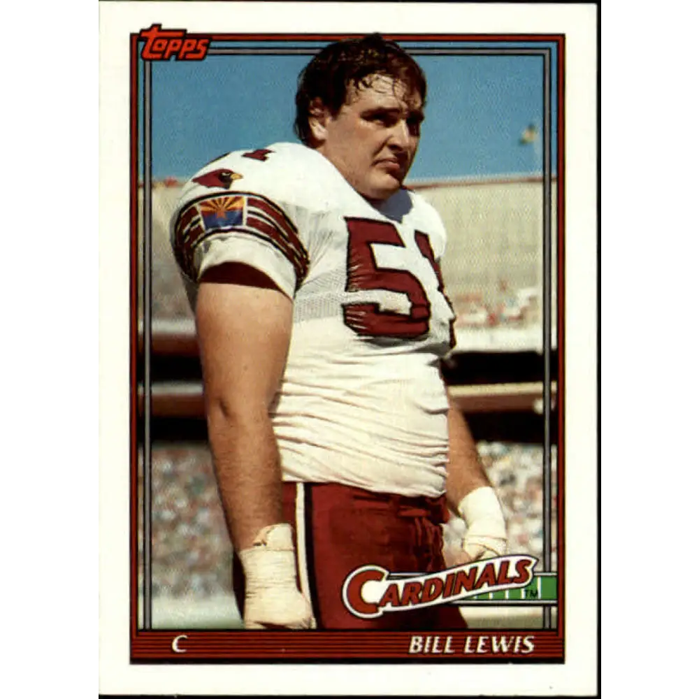 1991 Topps #512 Bill Lewis NM-MT Phoenix Cardinals Football Card  Image 1