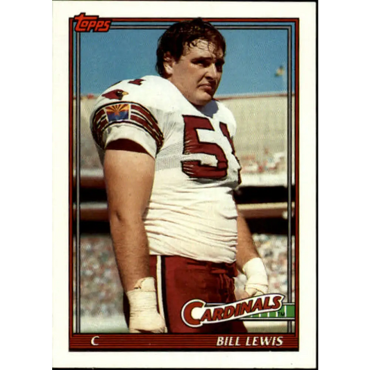 1991 Topps #512 Bill Lewis NM-MT Phoenix Cardinals Football Card  Image 1