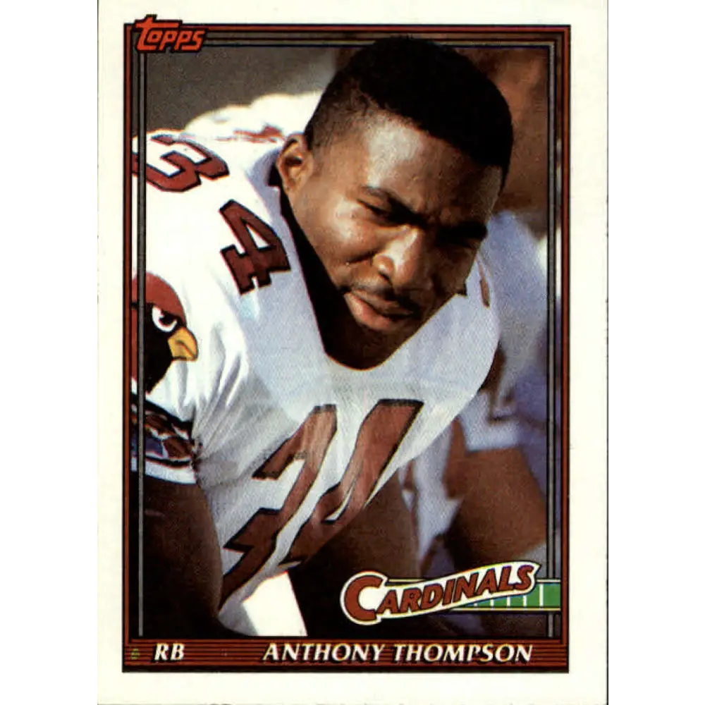 1991 Topps #517 Anthony Thompson NM-MT Phoenix Cardinals Football Card  Image 1