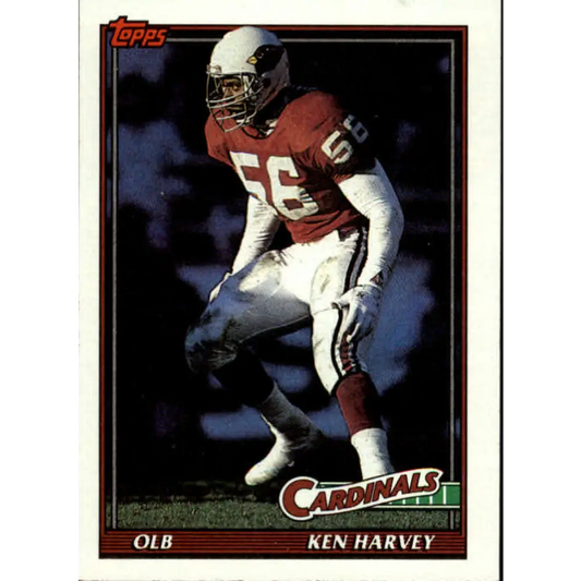 1991 Topps #518 Ken Harvey NM-MT Phoenix Cardinals Football Card  Image 1