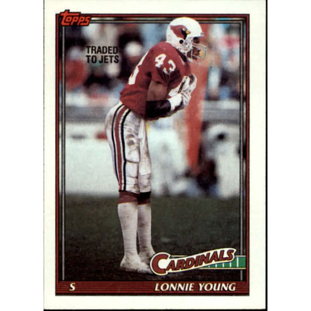 1991 Topps #521 Lonnie Young NM-MT New York Jets Football Card  Image 1