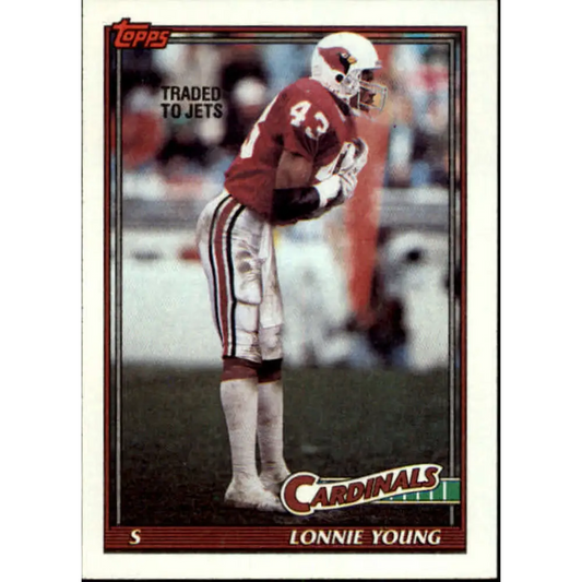 1991 Topps #521 Lonnie Young NM-MT New York Jets Football Card  Image 1