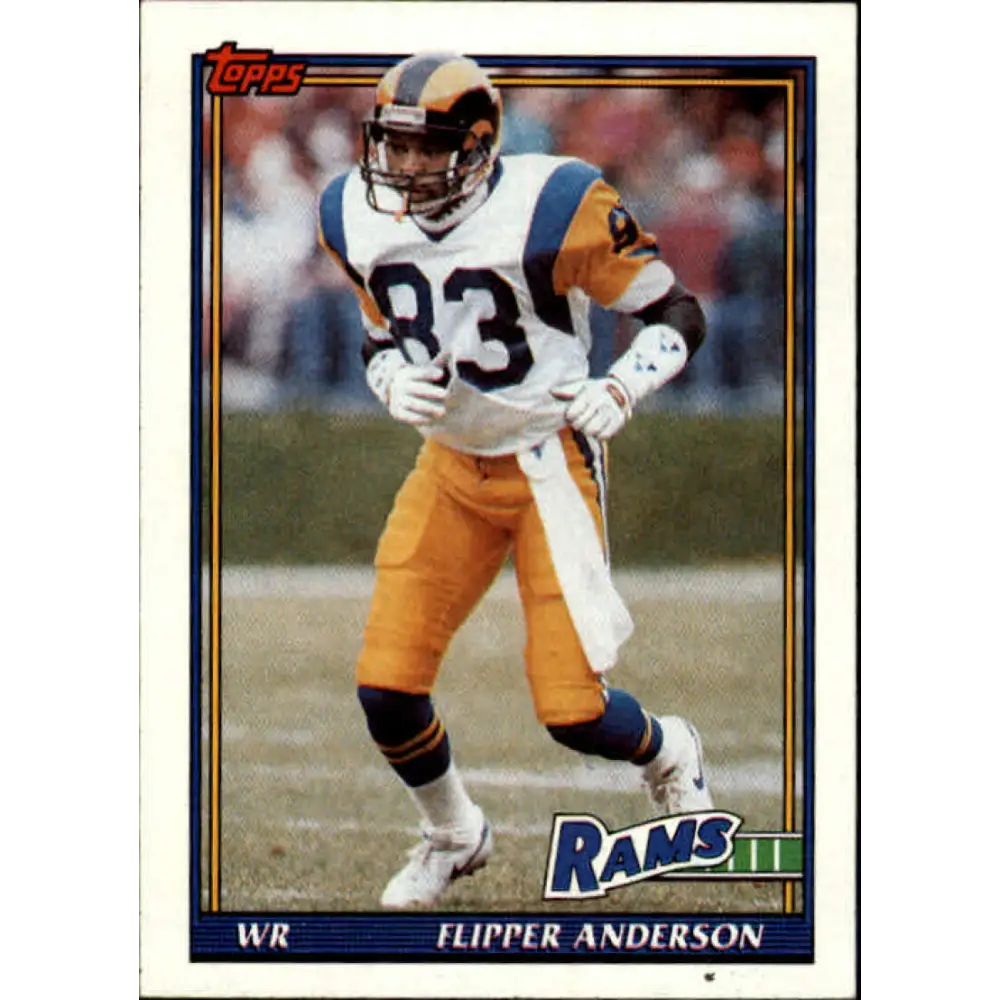 1991 Topps #525 Flipper Anderson NM-MT Los Angeles Rams Football Card  Image 1
