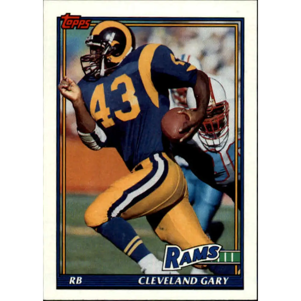 1991 Topps #528 Cleveland Gary NM-MT Los Angeles Rams Football Card  Image 1