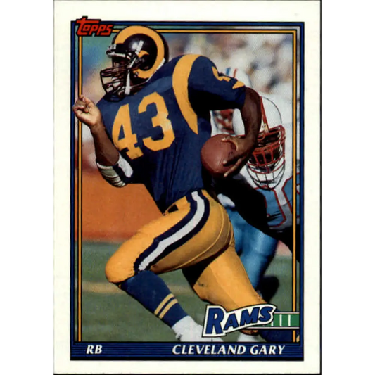 1991 Topps #528 Cleveland Gary NM-MT Los Angeles Rams Football Card  Image 1