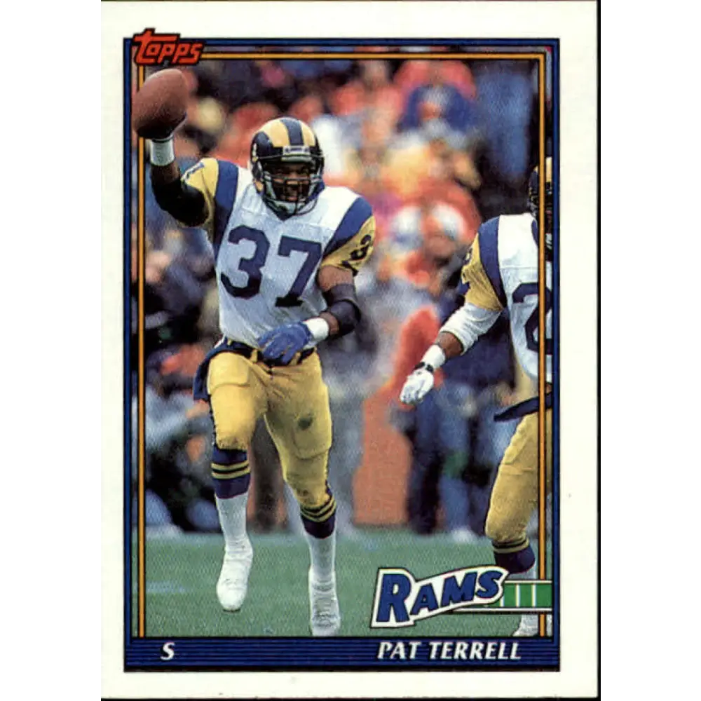 1991 Topps #539 Pat Terrell NM-MT Los Angeles Rams Football Card  Image 1