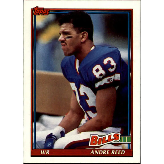 1991 Topps #54 Andre Reed NM-MT Buffalo Bills Football Card  Image 1