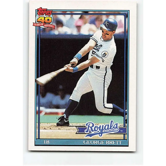 1991 Topps #540 George Brett NM-MT Kansas City Royals Baseball Card  Image 1