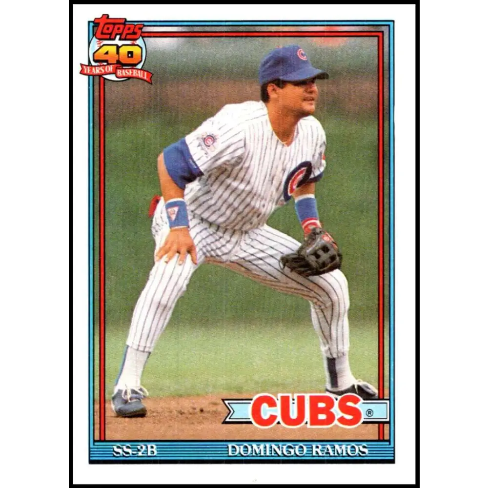 1991 Topps #541 Domingo Ramos NM-MT Chicago Cubs Baseball Card  Image 1