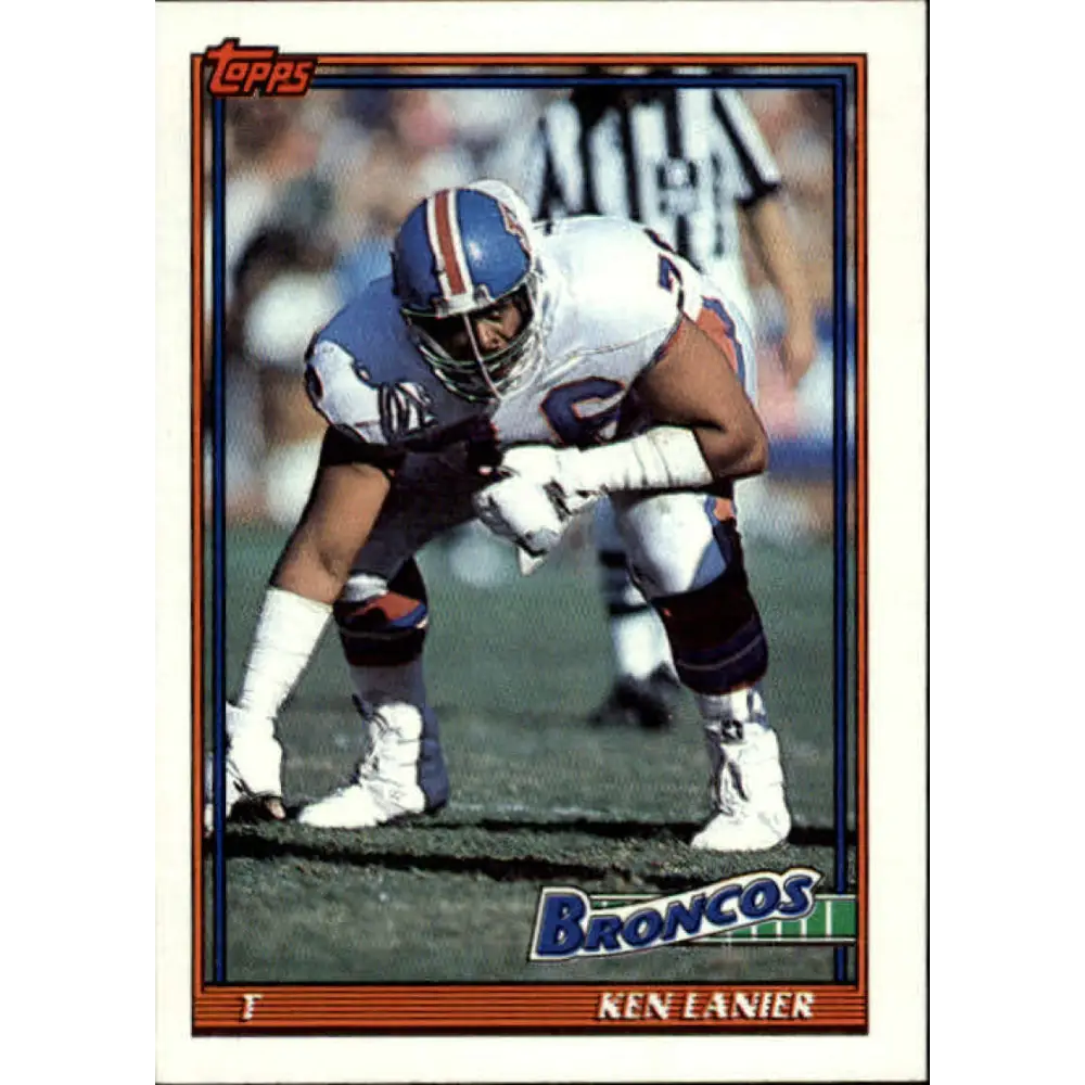 1991 Topps #551 Ken Lanier NM-MT Denver Broncos Football Card  Image 1