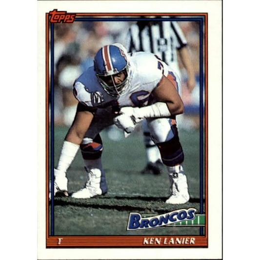 1991 Topps #551 Ken Lanier NM-MT Denver Broncos Football Card  Image 1