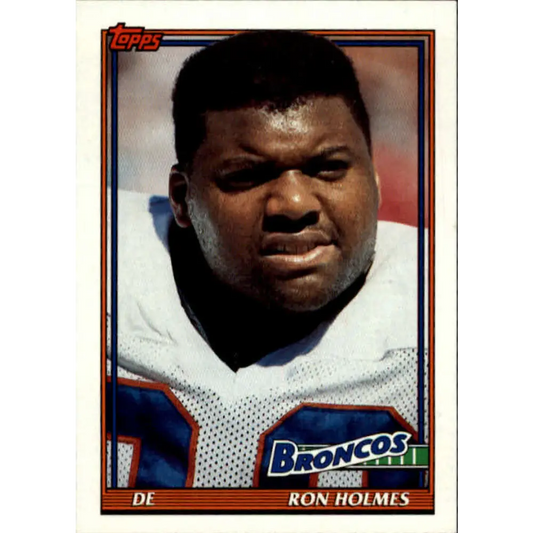 1991 Topps #553 Ron Holmes NM-MT Denver Broncos Football Card  Image 1