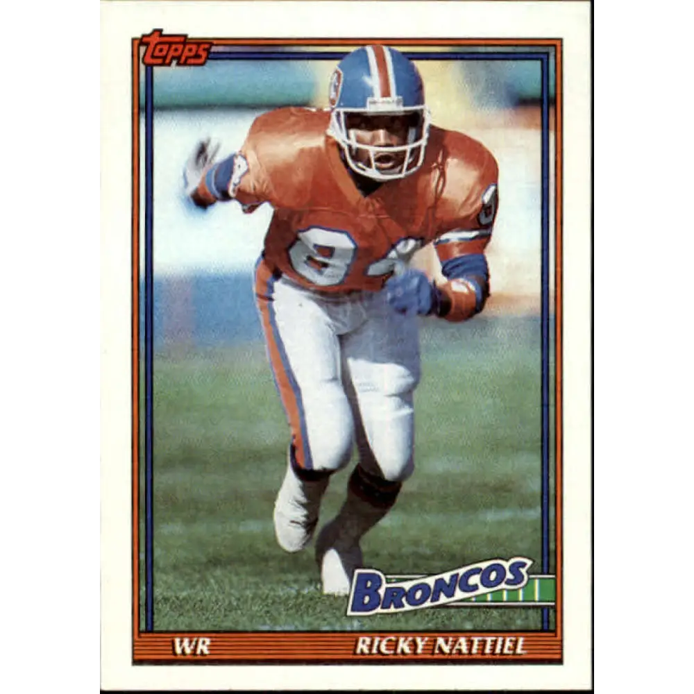 1991 Topps #557 Ricky Nattiel NM-MT Denver Broncos Football Card  Image 1