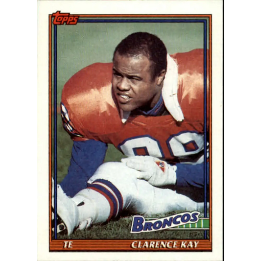 1991 Topps #558 Clarence Kay NM-MT Denver Broncos Football Card  Image 1