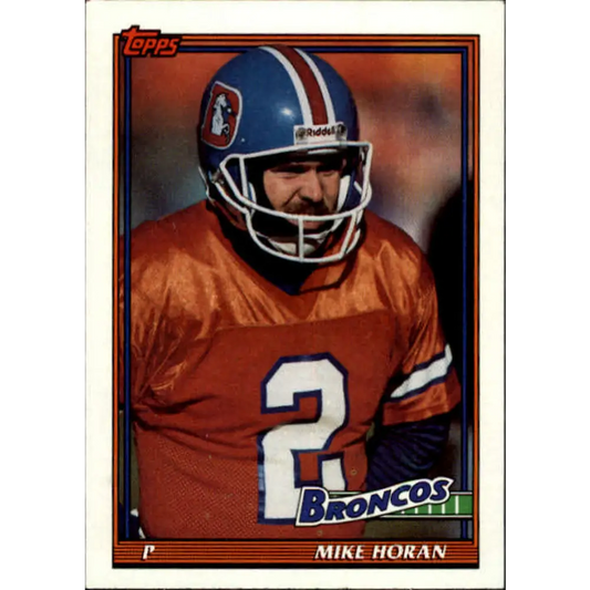 1991 Topps #560 Mike Horan NM-MT Denver Broncos Football Card  Image 1