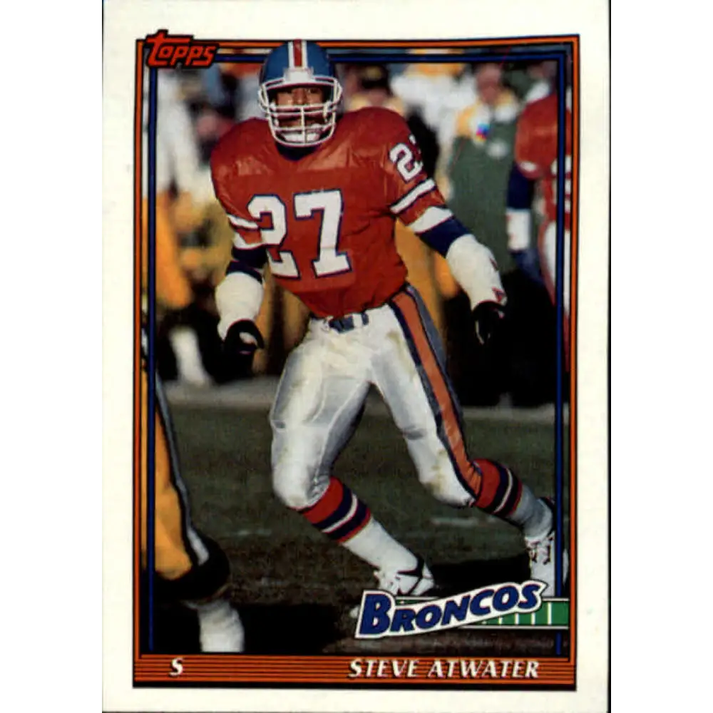 1991 Topps #565 Steve Atwater NM-MT Denver Broncos Football Card  Image 1