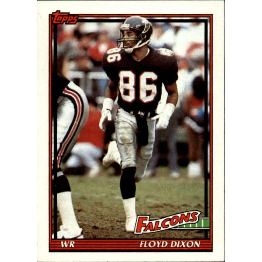 1991 Topps #574 Floyd Dixon NM-MT Atlanta Falcons Football Card  Image 1