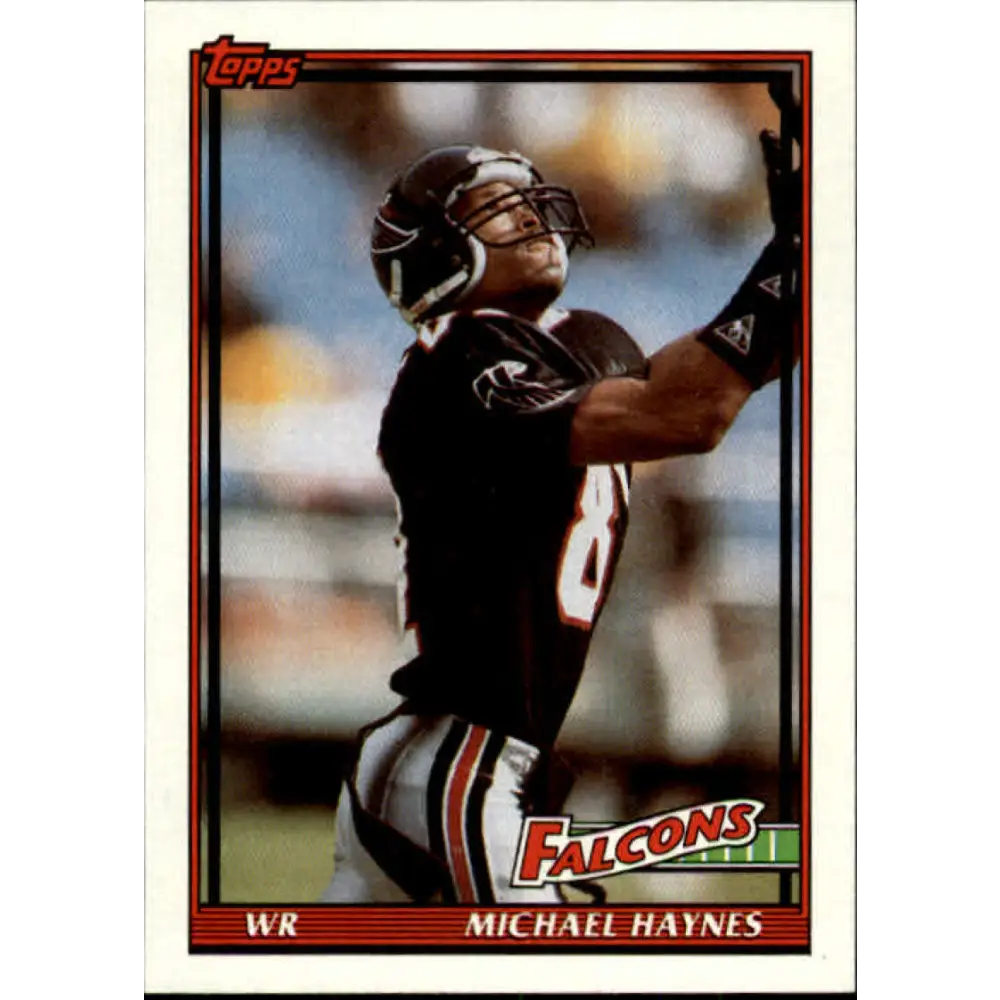 1991 Topps #578 Michael Haynes NM-MT Atlanta Falcons Football Card  Image 1