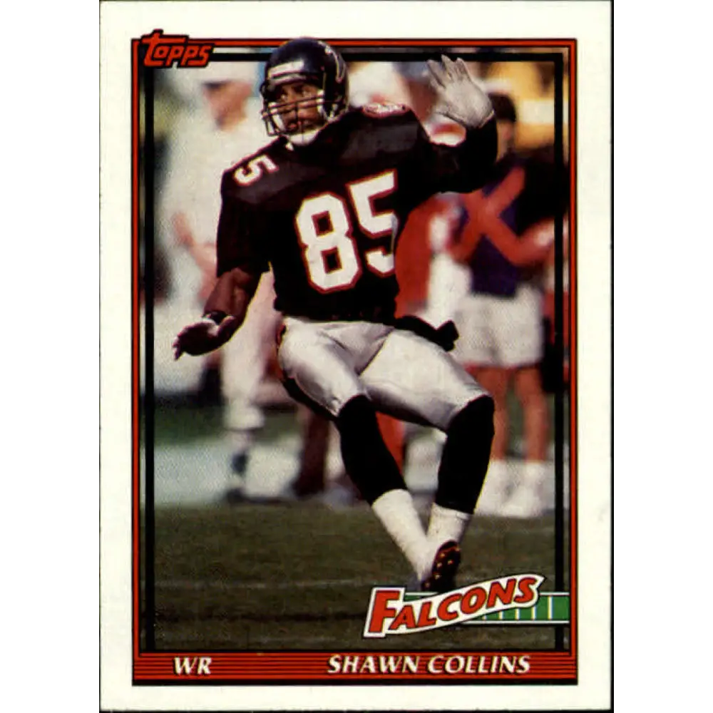 1991 Topps #580 Shawn Collins NM-MT Atlanta Falcons Football Card  Image 1